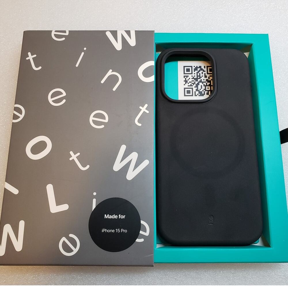 TineeOwl Magnetic Case for iPhone 15 Pro (Black)